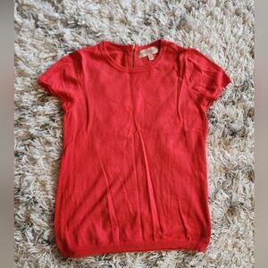 Philosophy Bold Red Knit Top